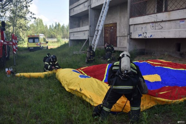 В Перми прошли учения по ликвидации ЧС в жилом доме