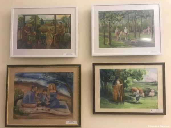 В администрации Перми открылась выставка картин юных художников