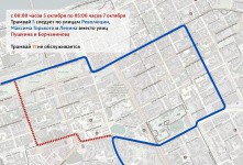 В выходные в Перми временно изменится несколько маршрутов общественного транспорта