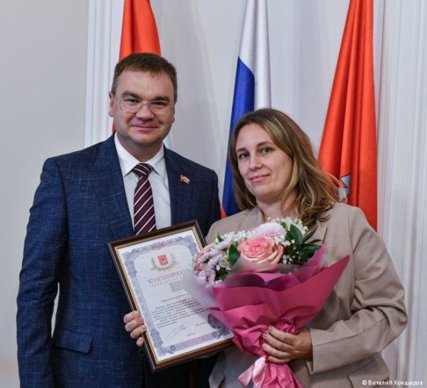 Глава Перми Эдуард Соснин наградил благодарственными письмами воспитателей детских садов