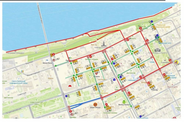 ​В выходные из-за полумарафона перекроют улицы в центре Перми