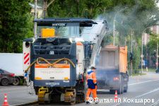 В Перми на бульваре Гагарина стартовал дорожный ремонт