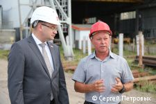 Глава Перми Эдуард Соснин с рабочим визитом посетил компанию «КВИН» Глава Перми Эдуард Соснин с рабочим визитом посетил компанию «КВИН»