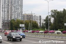 В Перми на улице Строителей монтируется вертикальное озеленение