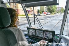 Глава Перми Эдуард Соснин проверил ход работ по реконструкции трамвайных путей на улице Мира