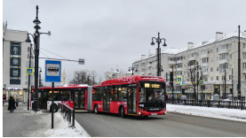 Пермь вошла в тройку лидеров среди российских городов по количеству автобусов-«гармошек» Пермь вошла в тройку лидеров среди российских городов по количеству автобусов-«гармошек»