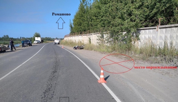 В Прикамье 60-летний водитель мопеда разбился насмерть